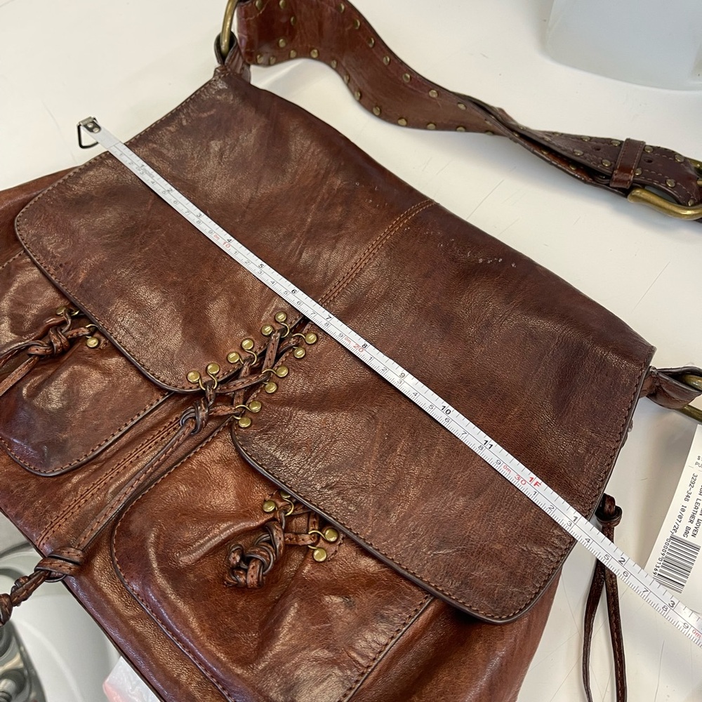 Kooba Rustic Brown Leather Shoulder Bag - Picture 10 of 12